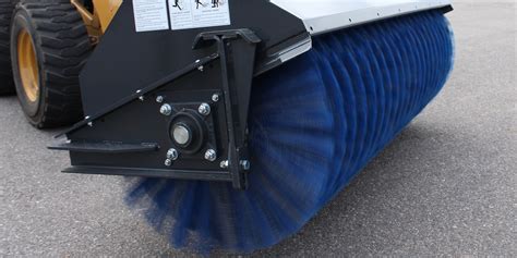 skid steer broom water kit|push broom for skid steer.